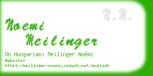noemi meilinger business card
